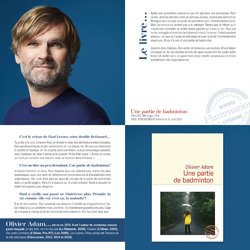 Éditions Flammarion Rentrée Littéraire 2019