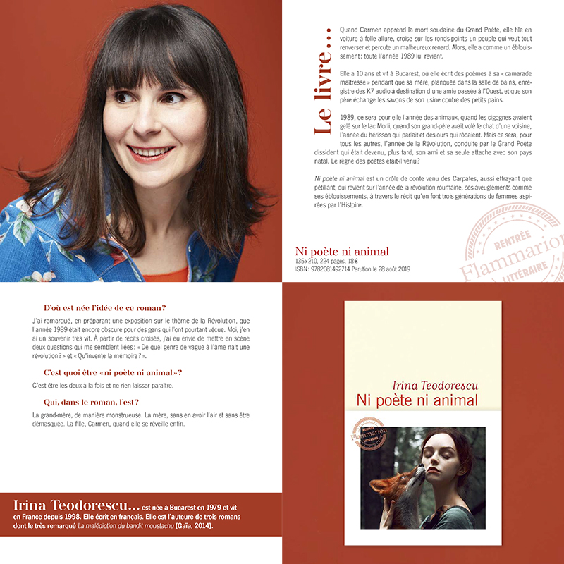 Éditions Flammarion Rentrée Littéraire 2019