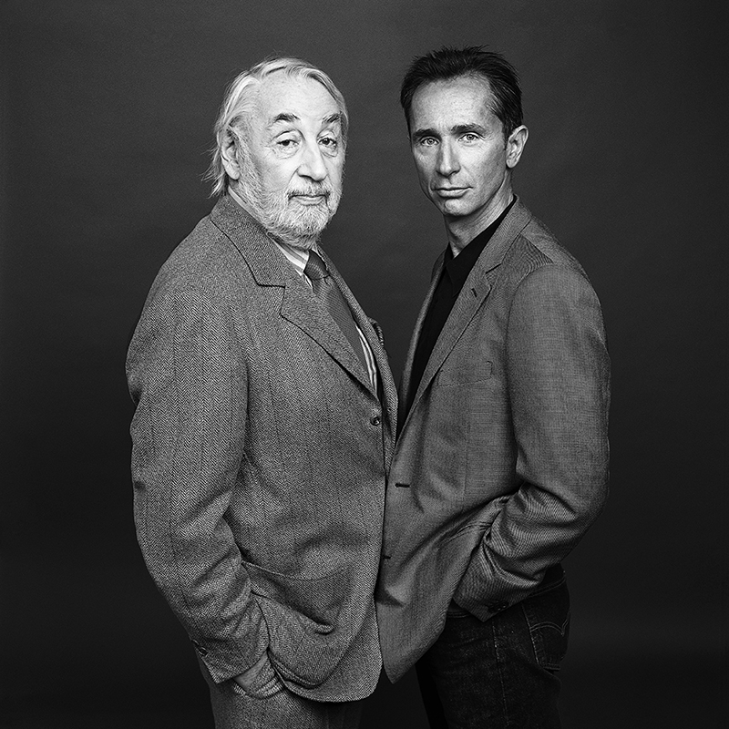 Philippe Noiret et Thierry Lhermitte